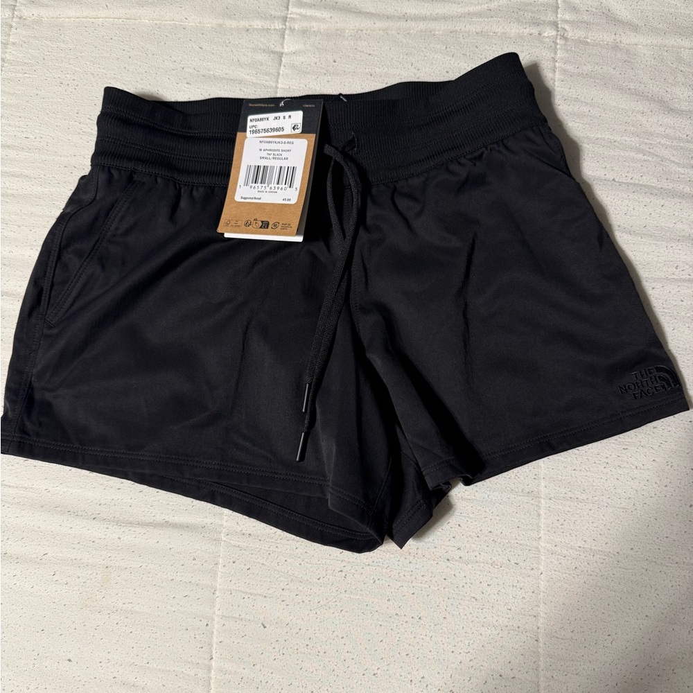The North Face Women's Black Athletic Drawstring Shorts